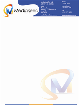 Letterhead Design by Bakersen for this project | Design: #1113610