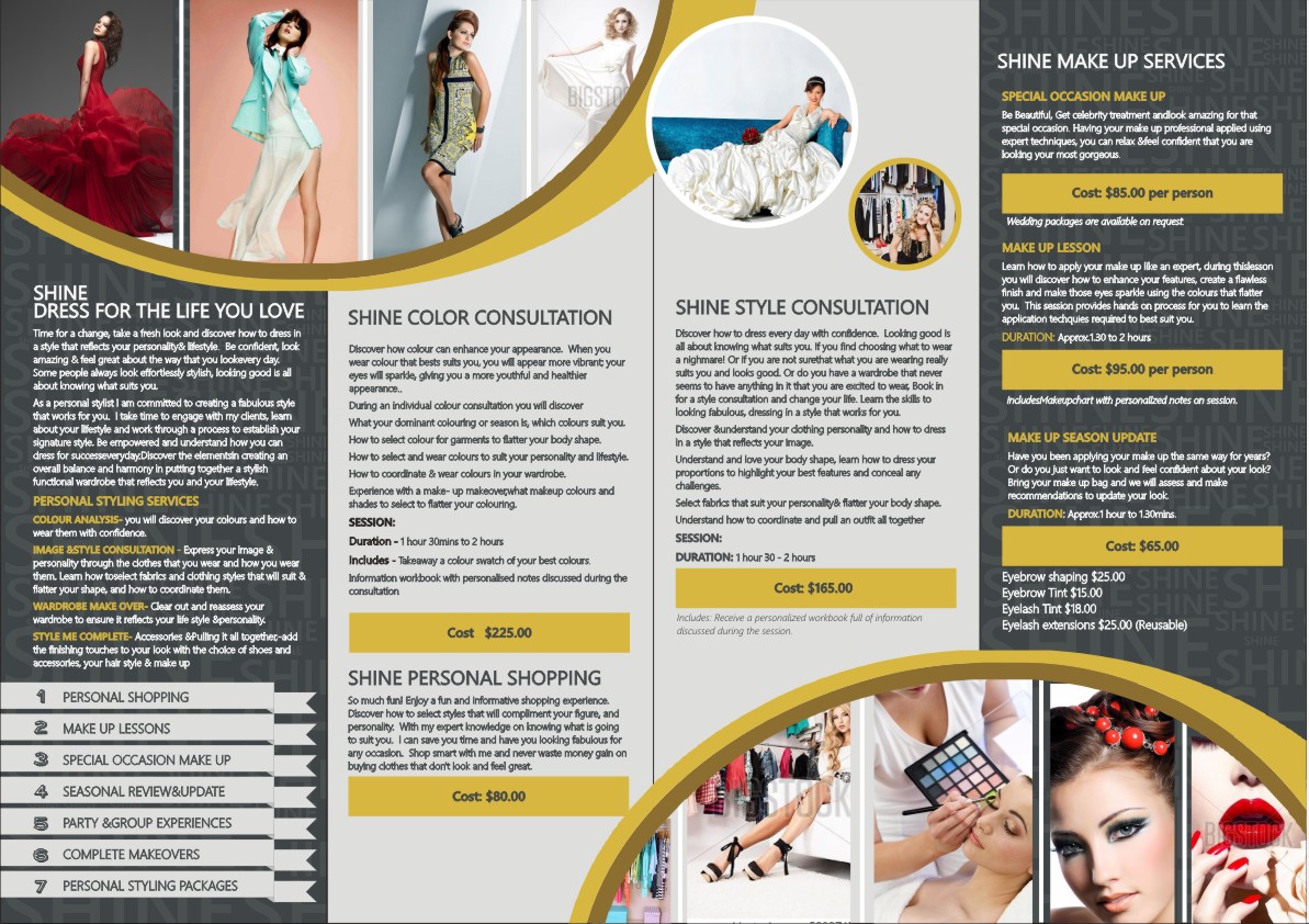 Broschüren-Design von hema dhawan für Shine | Design #4215532