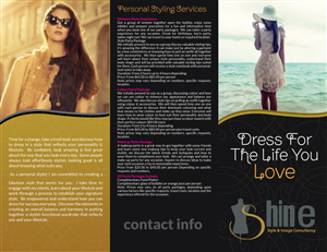 Shine Style & Image Consultancy | Broschüren-Design von JCR