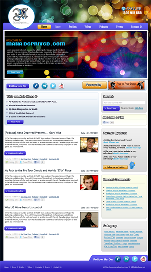 Wordpress Design by Wills for The Barrage Cafe | Design: #186419