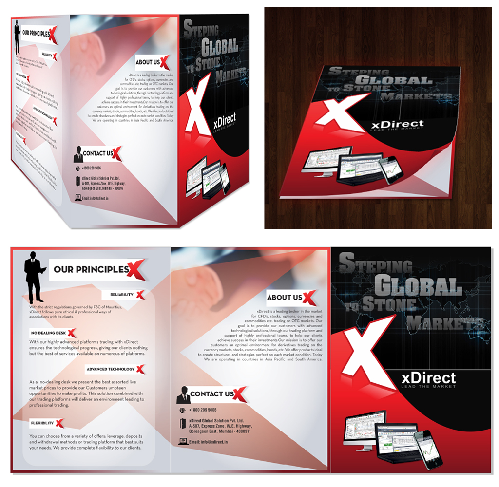 Brochure Design by Vimal Singh for xDirect Global Solutions pvt ltd. | Design #4089386