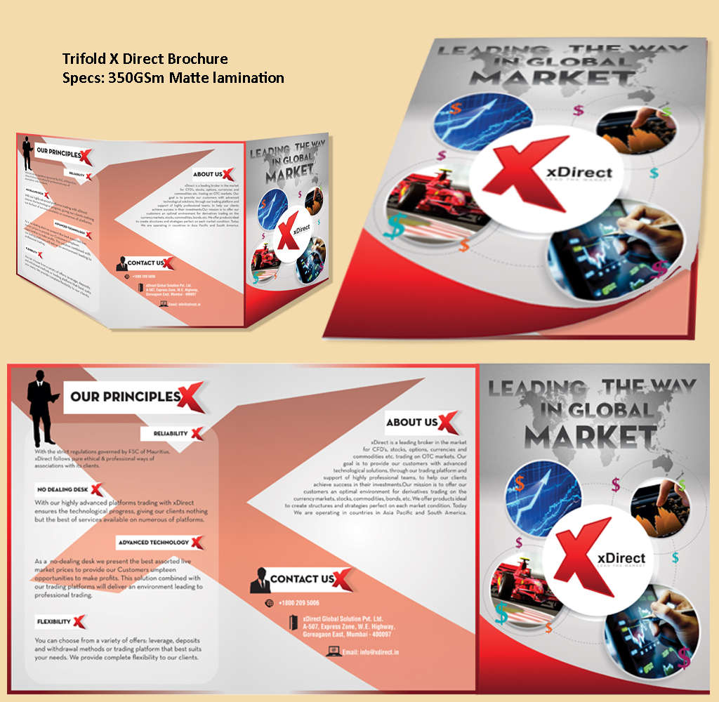Broschüren-Design von Vimal Singh für xDirect Global Solutions pvt ltd. | Design #4110923