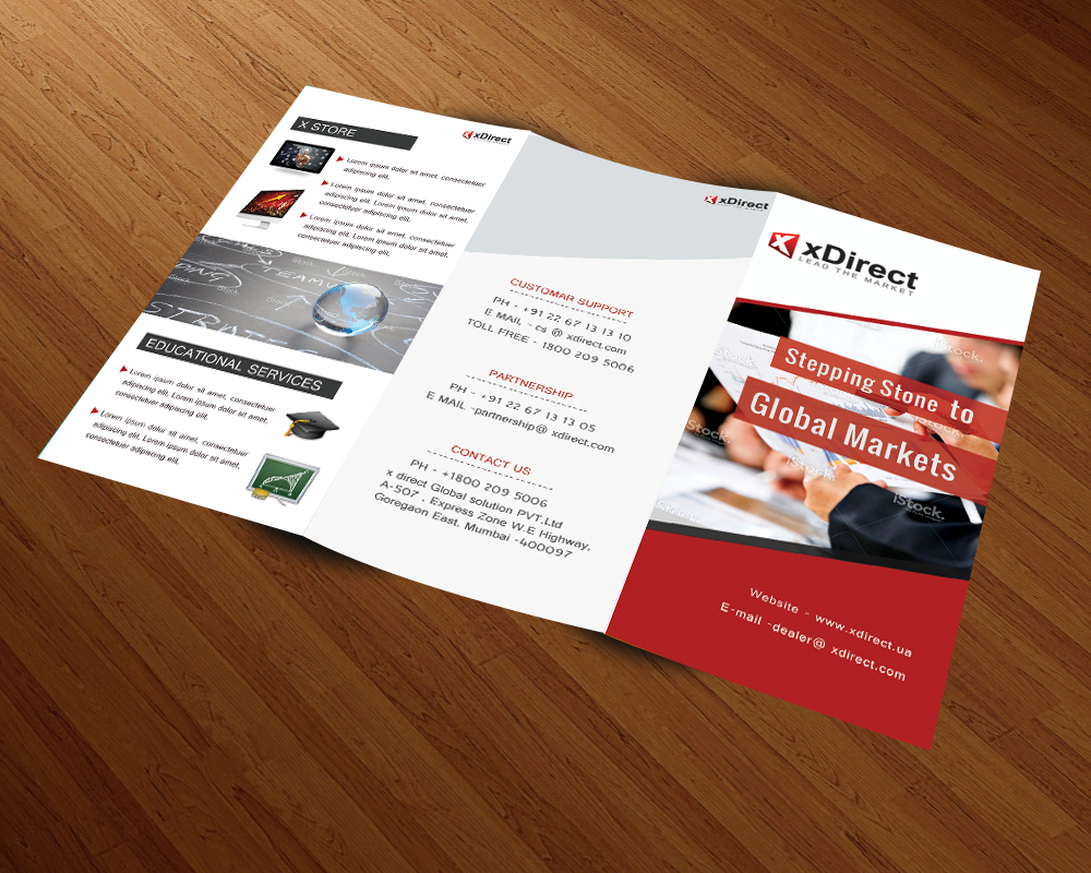 Broschüren-Design von Seema Gupta für xDirect Global Solutions pvt ltd. | Design #4107188
