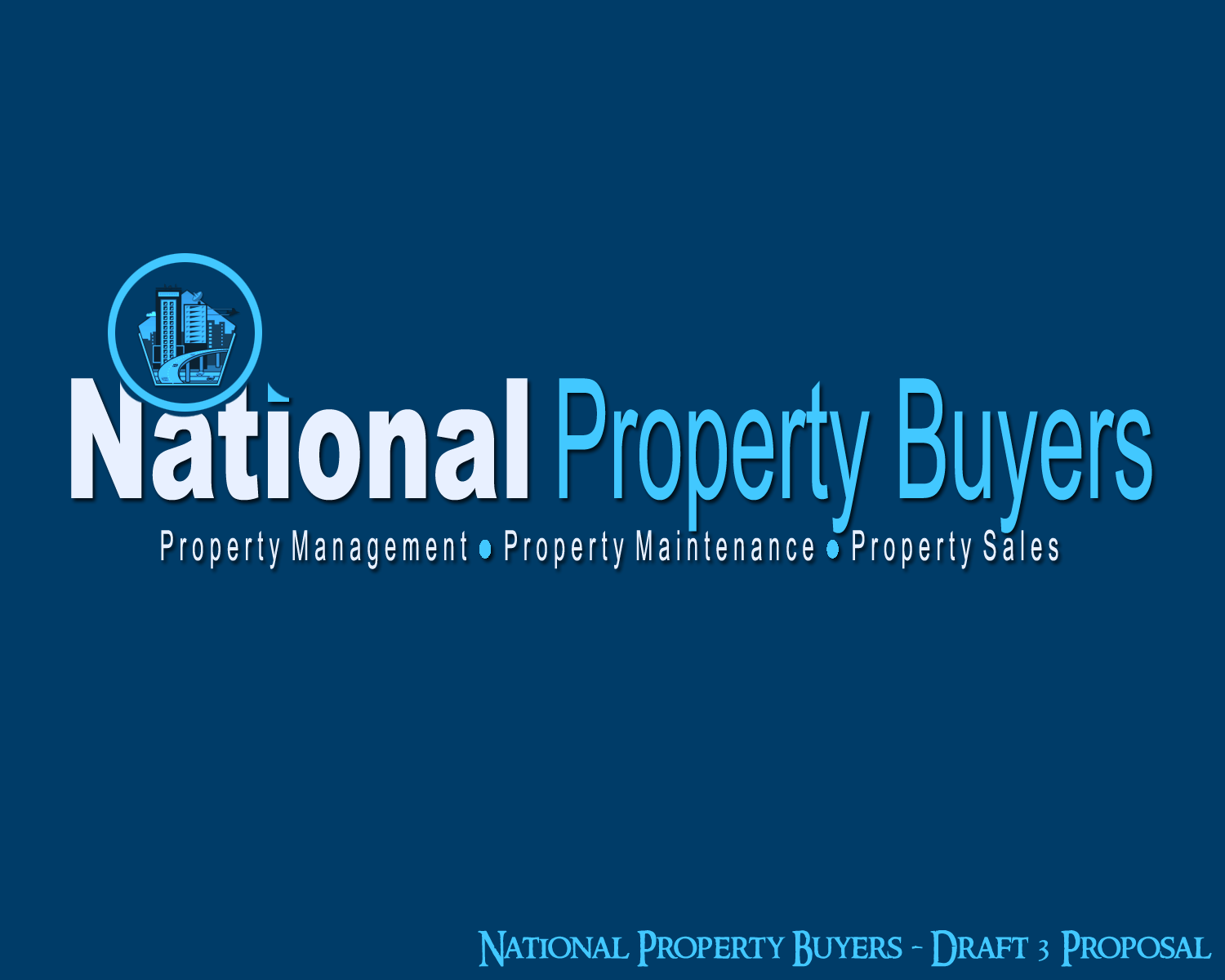 Logo Design by SPLATmedia for National Property Buyers P L | Design #153094