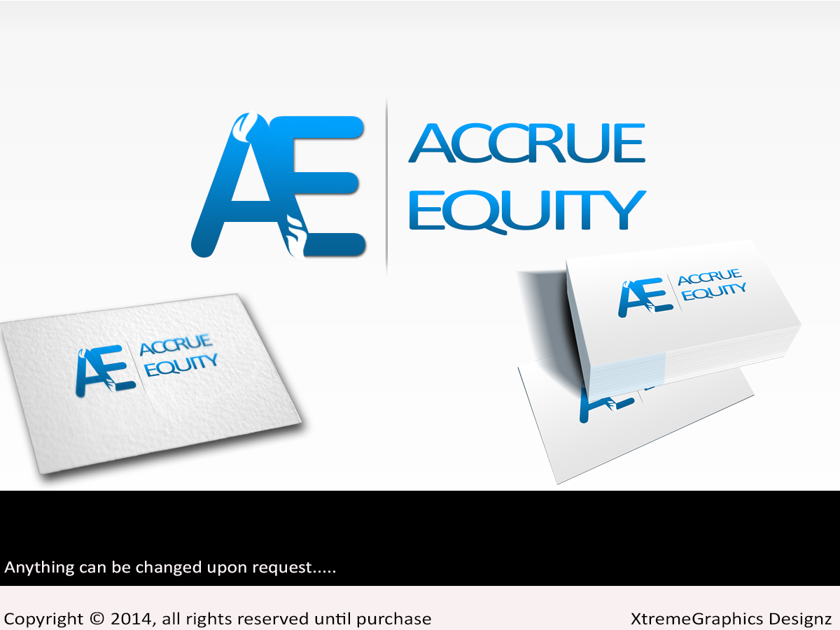 Logo Design by Xtremegraphics Designz for Accrue Equity PTY LTD | Design #4074645