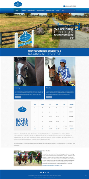Web Design by pb for Hickory Tree Farm | Design: #4052926