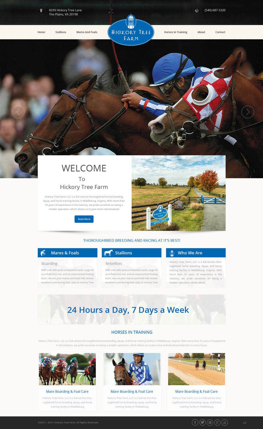 Web Design by pb for Hickory Tree Farm | Design #4052936