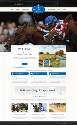Web Design by pb for Hickory Tree Farm | Design: #4052936