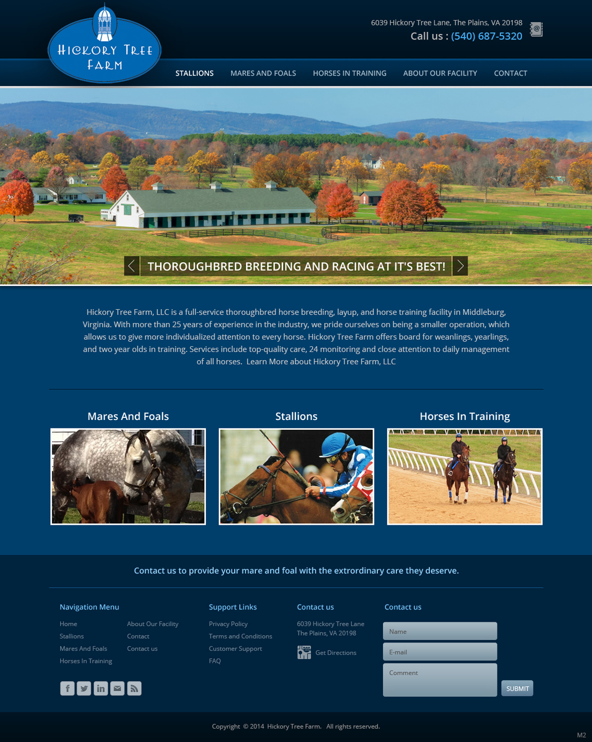 Web Design by pb for Hickory Tree Farm | Design #4052953