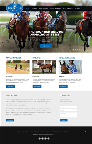 Web Design by pb for Hickory Tree Farm | Design: #4059912