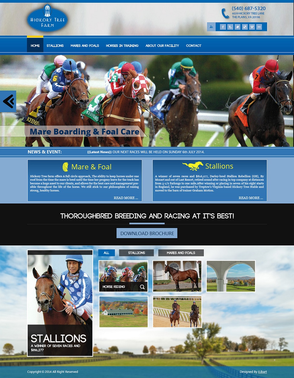 Web-Design von iLibart für Hickory Tree Farm | Design #4054176