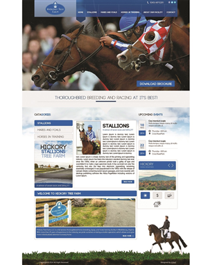 Web Design by iLibart for Hickory Tree Farm | Design: #4065278