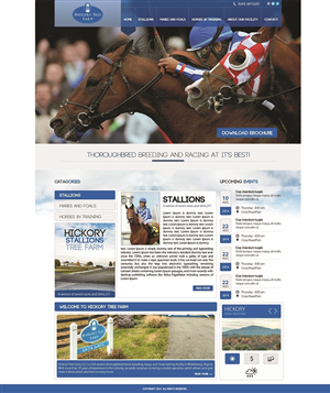 Web Design by iLibart for Hickory Tree Farm | Design: #4073192