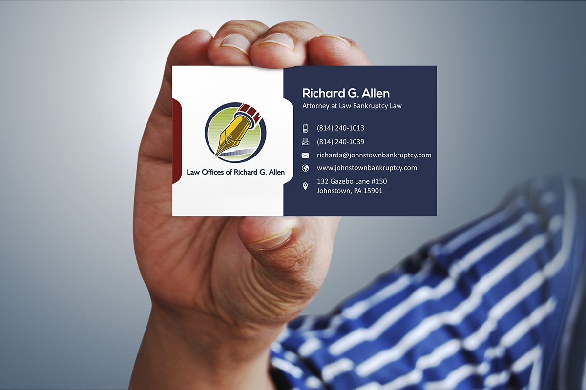 Business Card Design by alkesh thakkar for Law Offices of Richard G. Allen | Design #4049044