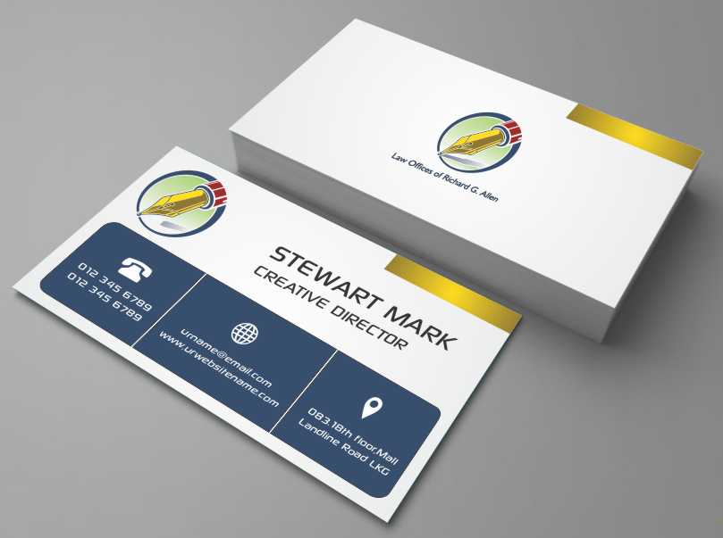 Design de Carte de Visite par AwsomeD pour Law Offices of Richard G. Allen | Design #4037928