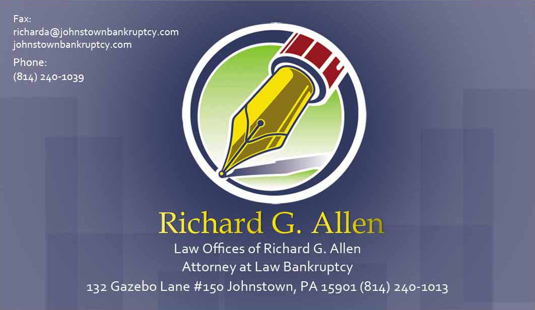 Business Card Design by C.MUN for Law Offices of Richard G. Allen | Design #4056488