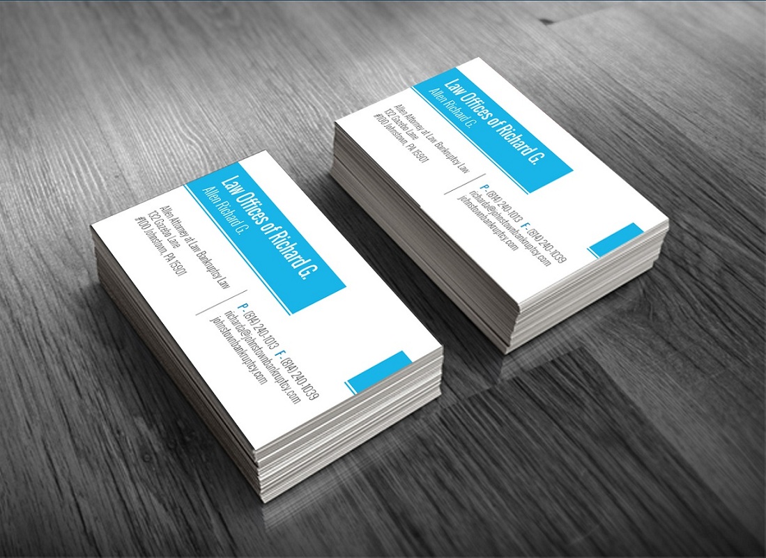 Business Card Design by Seema Gupta for Law Offices of Richard G. Allen | Design #4040464
