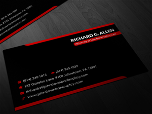 Diseño de Tarjeta de Presentación por Pointless Pixels India para Law Offices of Richard G. Allen | Diseño: #4034644
