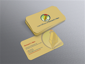 Diseño de Tarjeta de Presentación por diRtY.EMM para Law Offices of Richard G. Allen | Diseño: #4054035