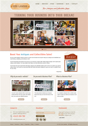 Wordpress Design by Mayank Patel for this project | Design: #1126289