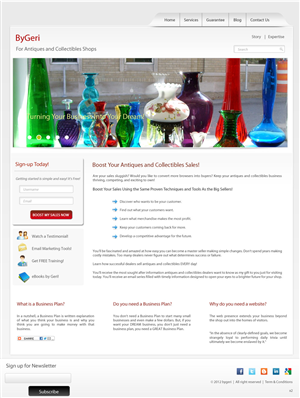 Wordpress Design by pb for this project | Design: #1114431