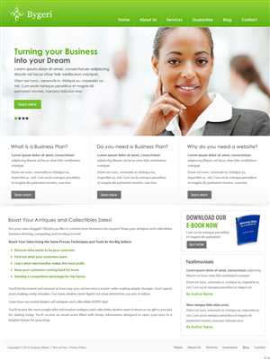 Wordpress Design by pb for this project | Design: #1115716