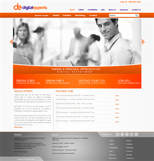 Wordpress Design by webwinner for Digital experts | Design #1139186
