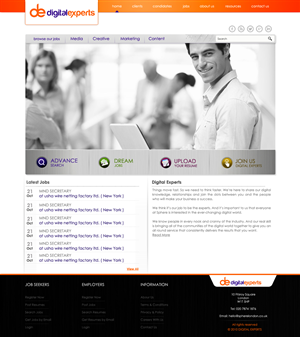  Design Project for Digital Recruitment Business | Wordpress Design by webwinner