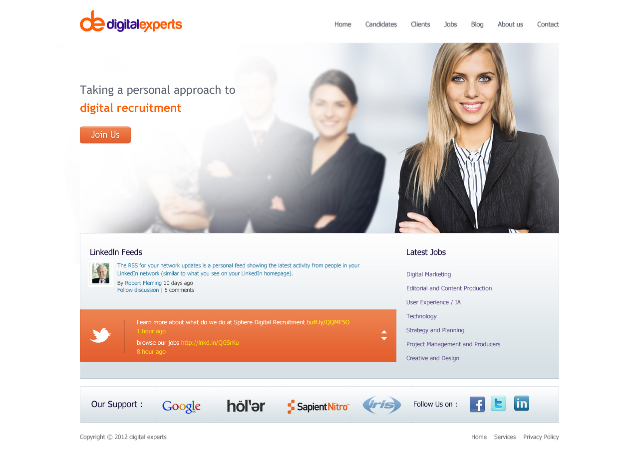 WordPress-Design von pb für Digital experts | Design #1114436