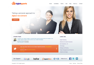Wordpress Design by pb for Digital experts | Design: #1114436