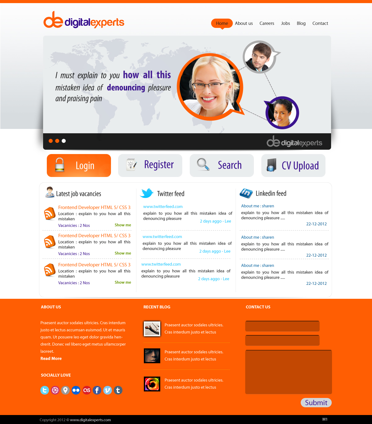 Diseño Wordpress por pb para Digital experts | Diseño #1115776