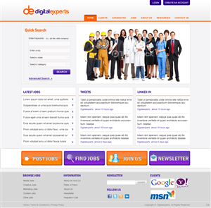 Wordpress Design by pb for Digital experts | Design: #1115777