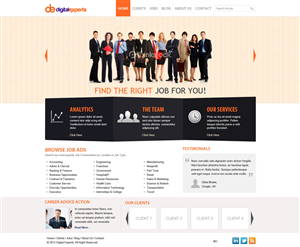 Wordpress Design by pb for Digital experts | Design: #1115778