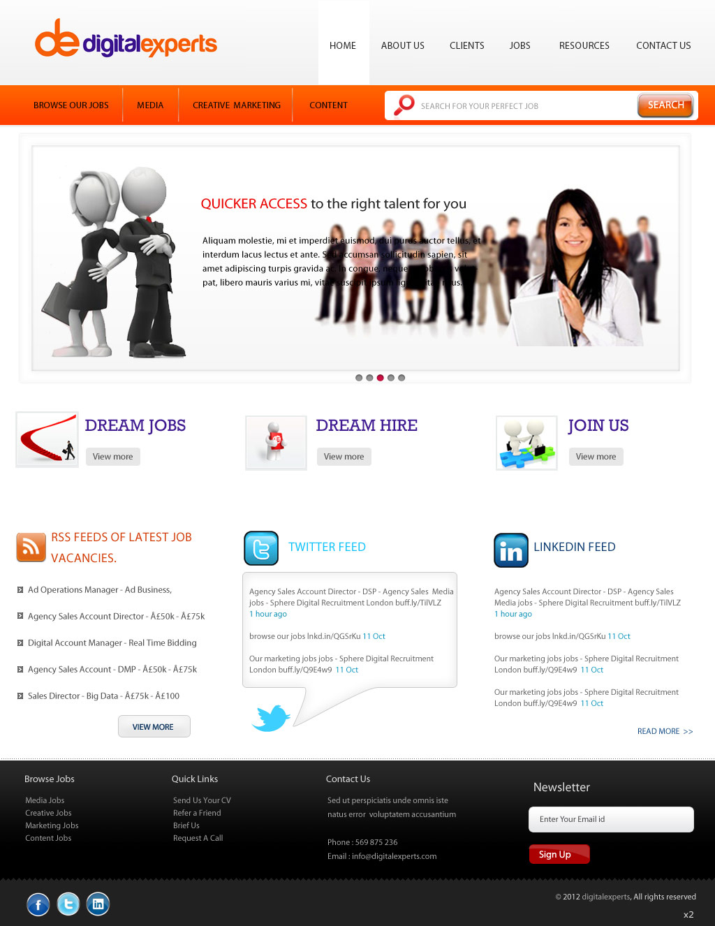 Diseño Wordpress por pb para Digital experts | Diseño #1115781
