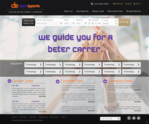 Wordpress Design by pb for Digital experts | Design: #1117395