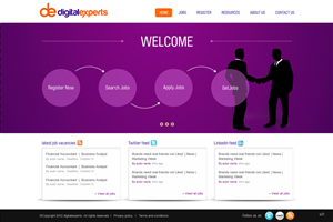 Wordpress Design by pb for Digital experts | Design: #1118074