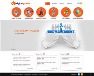 Wordpress Design by pb for Digital experts | Design: #1209215
