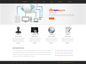 Wordpress Design by tinthumb for Digital experts | Design: #1123810