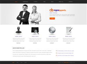 Wordpress Design by tinthumb for Digital experts | Design: #1123811