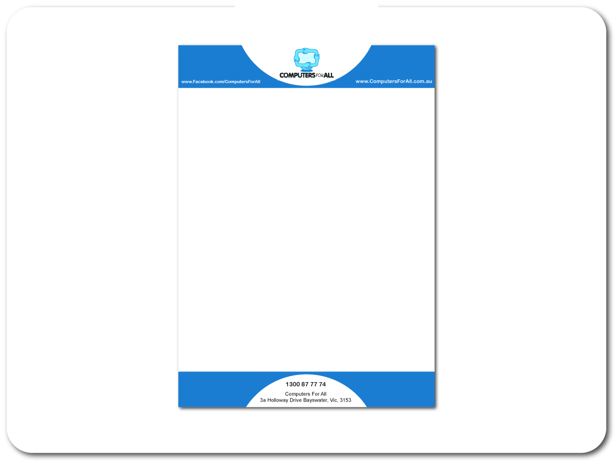 Stationery Design by UsBeingUs.com - Debs for Cash For Computers | Design #150219