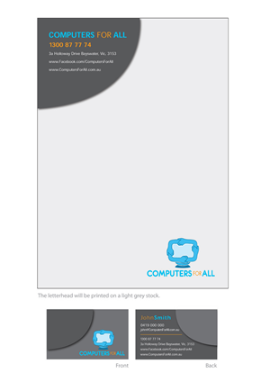 Stationery Design by Halfull Media for Cash For Computers | Design: #150657