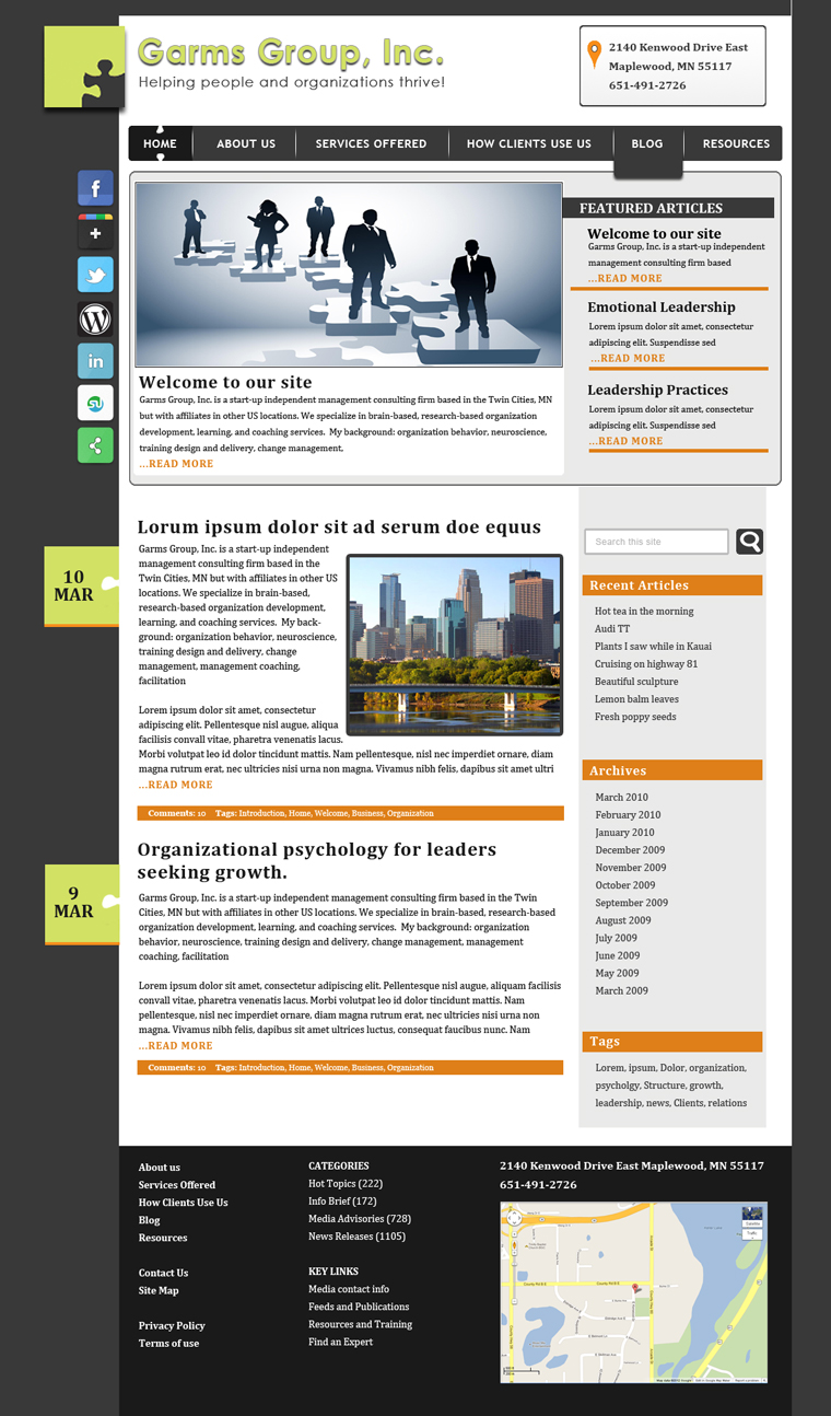 Diseño Wordpress por el Sid para este proyecto | Diseño #1123865
