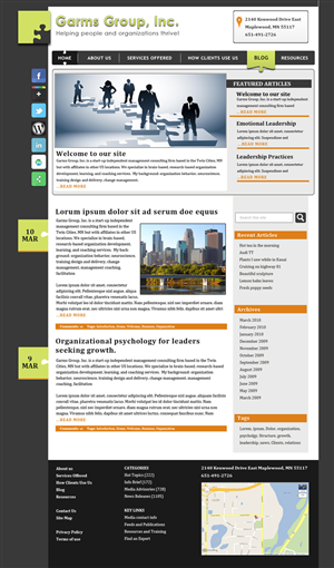 Wordpress Design by el Sid for this project | Design: #1124123