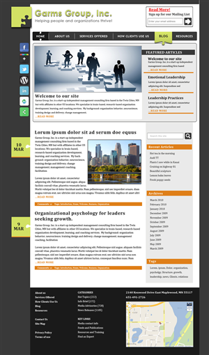 Wordpress Design by el Sid for this project | Design: #1124146