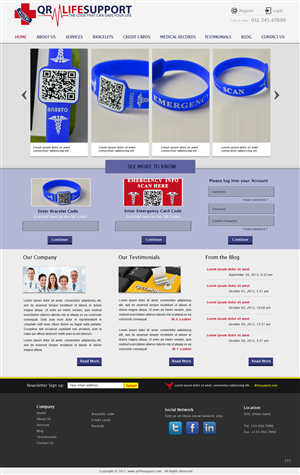 Web Design by pb for this project | Design: #1117427