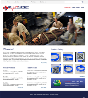 Web Design by pb for this project | Design: #1117428