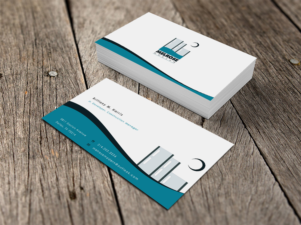 Diseño de Tarjeta de Presentación por Eggo May P para Melrose Modern | Diseño #4043112