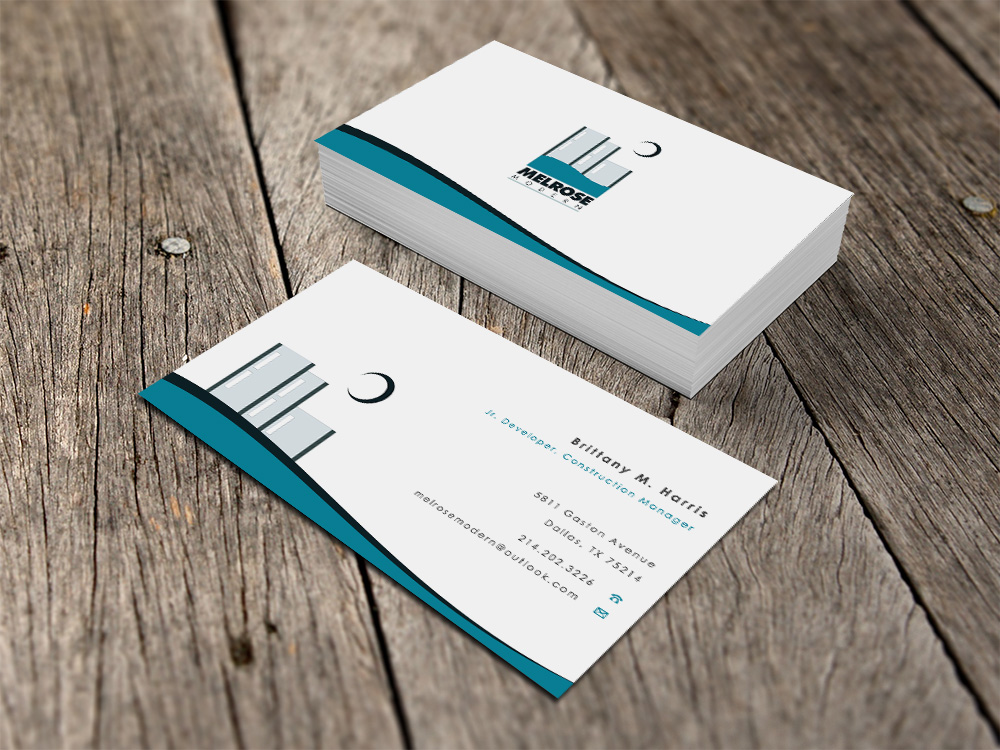 Diseño de Tarjeta de Presentación por Eggo May P para Melrose Modern | Diseño #4043121