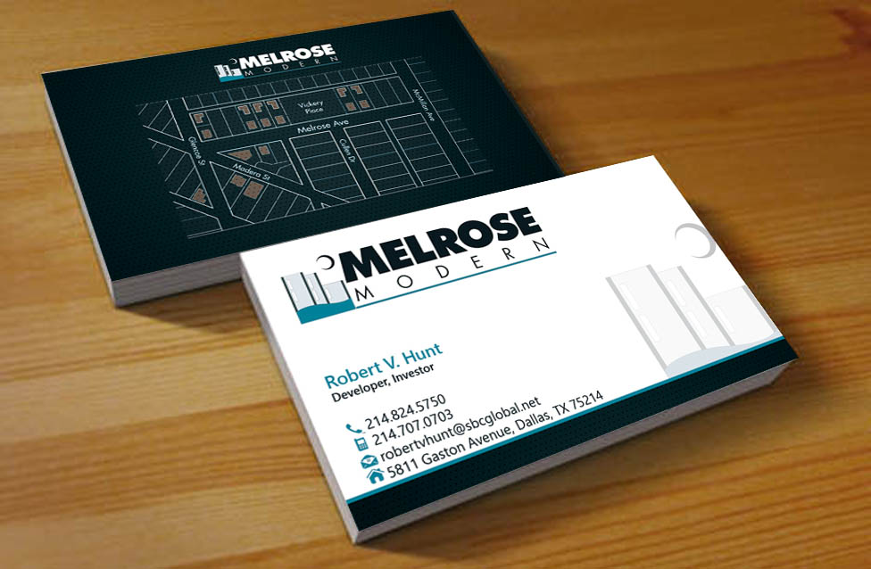 Diseño de Tarjeta de Presentación por Hardcore Design para Melrose Modern | Diseño #4143615