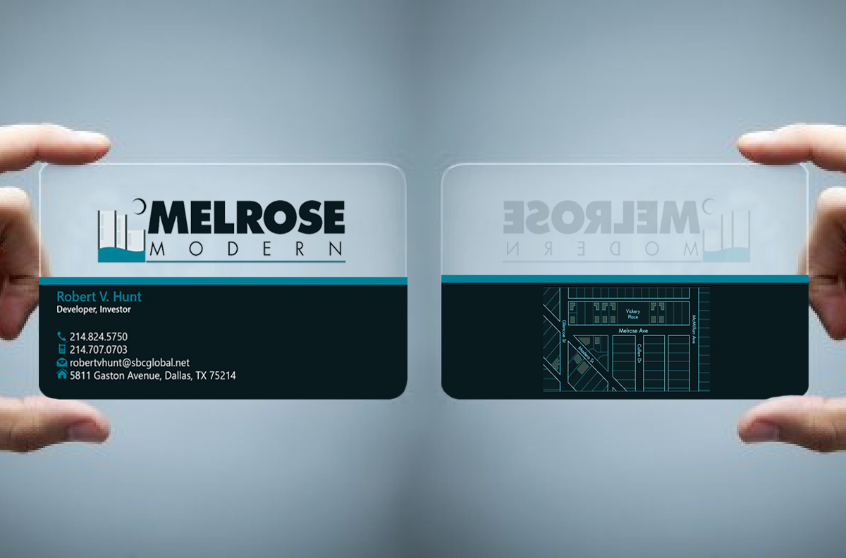 Visitenkarten-Design von Hardcore Design für Melrose Modern | Design #4144251